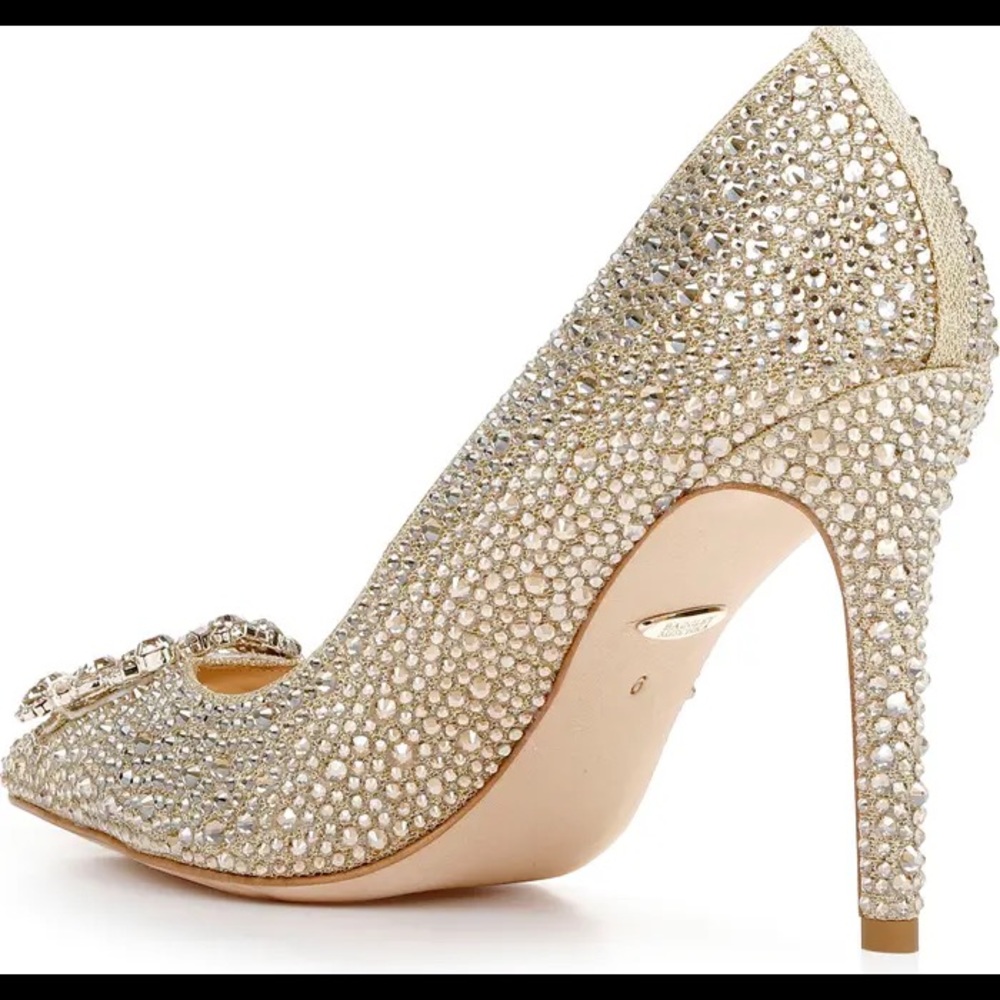 Platino badgley mischka heels
